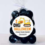 "I Dig Halloween" Stickers
