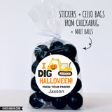 "I Dig Halloween" Stickers