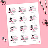 "Bugs, Kisses & Sweet Halloween Wishes" Stickers