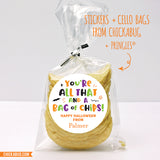 Potato Chips "All That and a Bag of Chips" Halloween Stickers