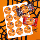"Happy Owl-O-Ween!" Halloween Stickers