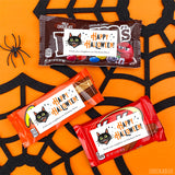 Vintage Cat Halloween Labels