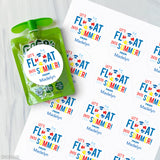"Float Into Summer" Last Day of School Stickers