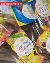 Happy Sun Last Day of School Stickers