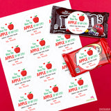 "Apple of My Eye" Last Day of School Teacher Stickers