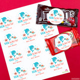 "SEA You Next Year" Dolphin Last Day of School Stickers