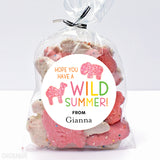 Animal Crackers "Wild Summer" Last Day of School Stickers
