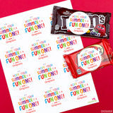 "Fun One" Last Day of School Stickers