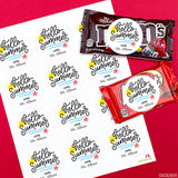 "Hello Summer" Last Day of School Stickers