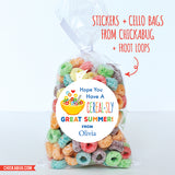 "Cereal-sly Great Summer" Last Day of School Stickers