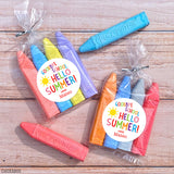 "Goodbye School, Hello Summer" Last Day of School Stickers