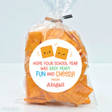 "Easy Peasy Fun and Cheesy" Last Day of School Stickers