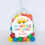 School Bus Last Day of School Stickers