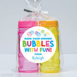 Bubbles Last Day of School Stickers