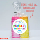 Bubbles Last Day of School Stickers