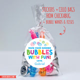 Bubbles Last Day of School Stickers