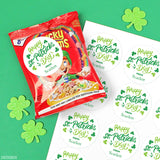 Handwritten Happy St. Patrick's Day Stickers