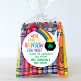 "Over The Rainbow" St. Patrick's Day Stickers