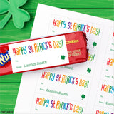 Rainbow Writing St. Patrick's Day Gift Labels