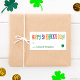 Rainbow Writing St. Patrick's Day Gift Labels