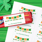 Shamrock Banner St. Patrick's Day Gift Labels