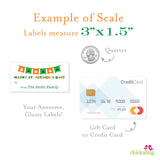 Shamrock Banner St. Patrick's Day Gift Labels