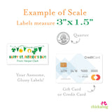 St. Patrick's Day Banner Gift Labels