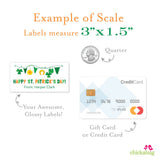 St. Patrick's Day Banner Gift Labels