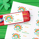 Hand Drawn Rainbow St. Patrick's Day Gift Labels