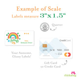 Hand Drawn Rainbow St. Patrick's Day Gift Labels