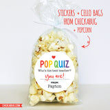 "Pop Quiz" Teacher Appreciation Stickers