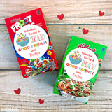 Cereal Valentine's Day Stickers