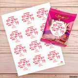 Animal Crackers "I'm Wild About You" Valentine's Day Stickers