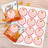 Goldfish "Glad You're In My School" Valentine's Day Stickers