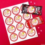 "You Have a Pizza My Heart" Valentine's Day Stickers