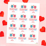 "From The Bottom of My TART" Valentine's Day Stickers