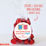 "From The Bottom of My TART" Valentine's Day Stickers