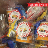 "I Dig You" Construction Vehicles Valentine's Day Stickers