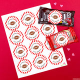 Football Valentine's Day Stickers