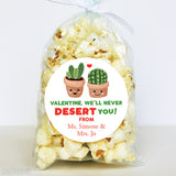 Cactus Valentine's Day Stickers