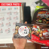 Panda Valentine's Day Stickers