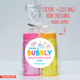 Bubbles Valentine's Day Stickers