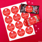 Happy Valentine's Day or Whatever Stickers