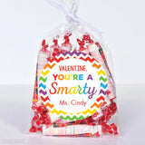 "You're a Smarty" Rainbow Valentine's Day Stickers