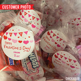 Happy Valentine's Day Banner Stickers