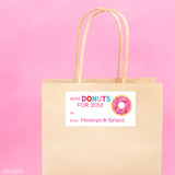 Donut Valentine's Day Gift Labels
