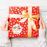 English Bulldogs Christmas Gift Labels