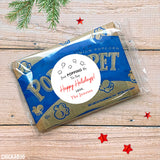 "Hope Your Holidays Really Pop" Labels