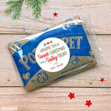 "Wishing You A Sweet Christmas with a Salty Treat" Gift Labels