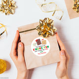 "The Holidays Are S'more Fun" Labels